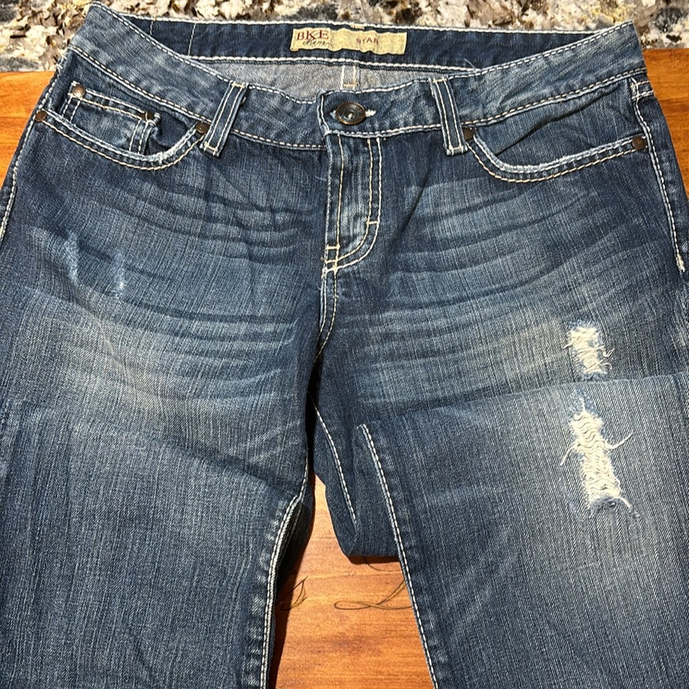 Bke Denim Crop Pants - image 5